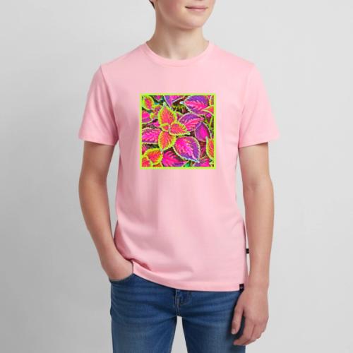 Vivid ChromaLeaf Harmony Pattern - Kids' Premium T-Shirt