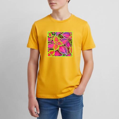 Vivid ChromaLeaf Harmony Pattern - Kids' Premium T-Shirt