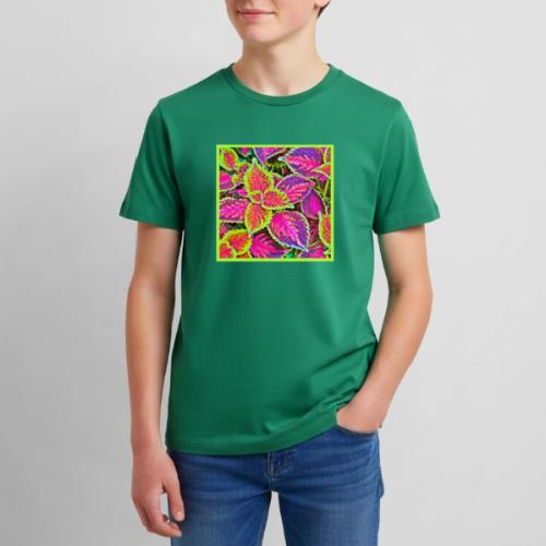 Vivid ChromaLeaf Harmony Pattern - Kids' Premium T-Shirt