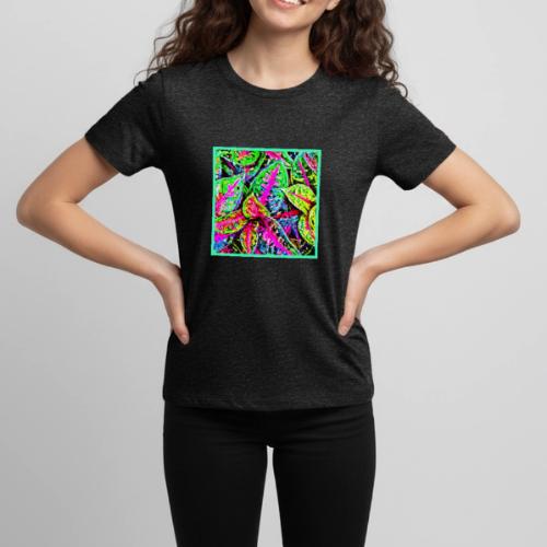 Vibrant Nature ChicLeaf Pattern - Kids' Premium T-Shirt
