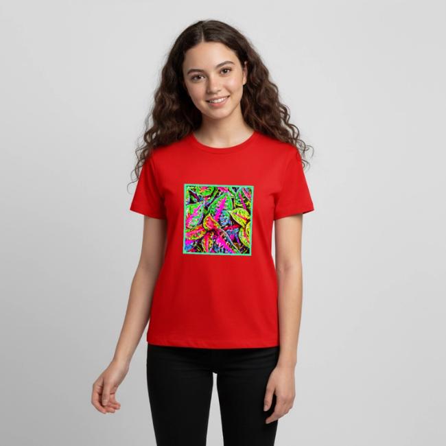 Vibrant Nature ChicLeaf Pattern
