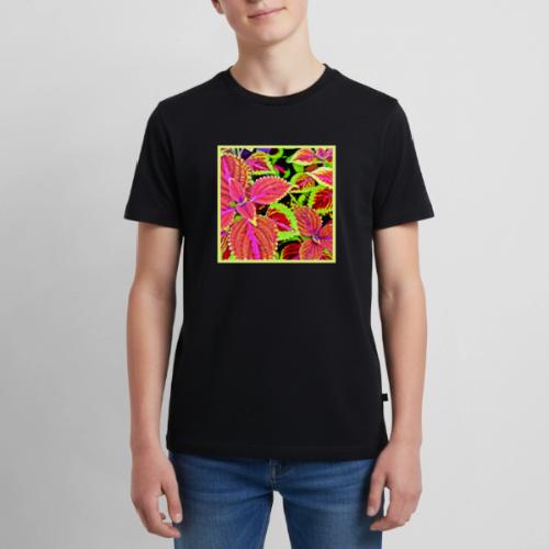 Vibrant RadiantLeaf Dreams Pattern - Kids' Premium T-Shirt