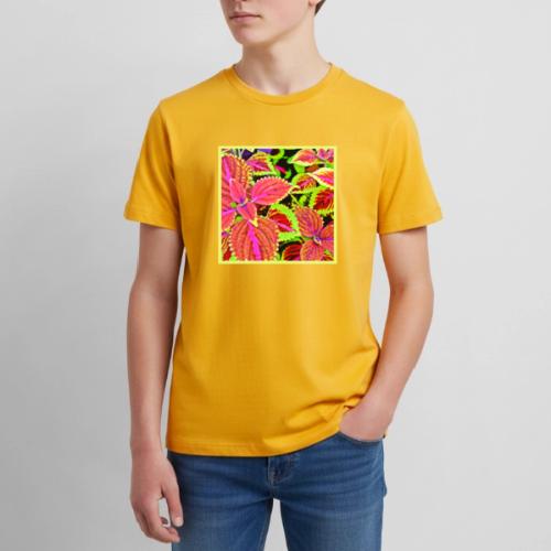 Vibrant RadiantLeaf Dreams Pattern - Kids' Premium T-Shirt