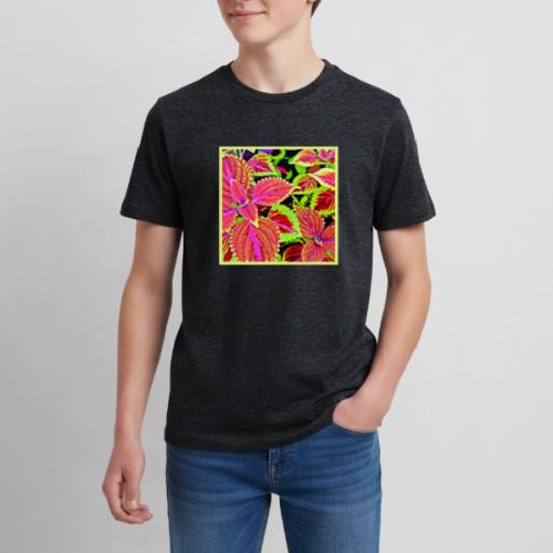 Vibrant RadiantLeaf Dreams Pattern - Kids' Premium T-Shirt