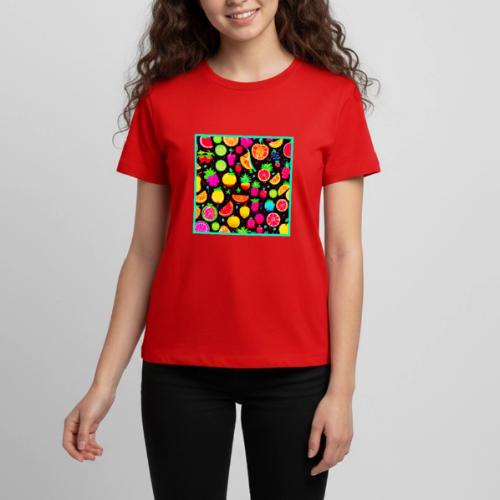 Fruity Mosaic Design Delight - Kids' Premium T-Shirt