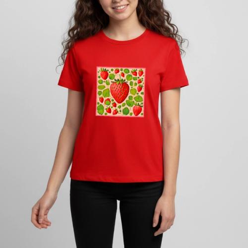 Strawberry Dadaist Works - Kids' Premium T-Shirt