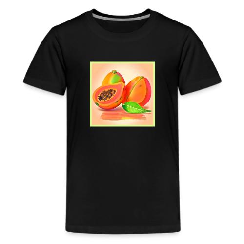 Sliced Papaya Freshness - Kids' Premium T-Shirt
