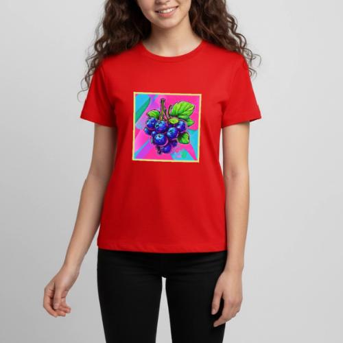 Vibrant Blueberry Artwork - Kids' Premium T-Shirt