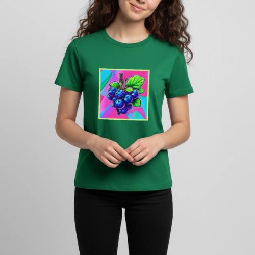 Vibrant Blueberry Artwork - Kids' Premium T-Shirt