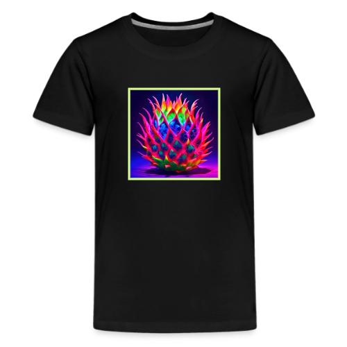 Electric Neon Dragon Fruit - Kids' Premium T-Shirt