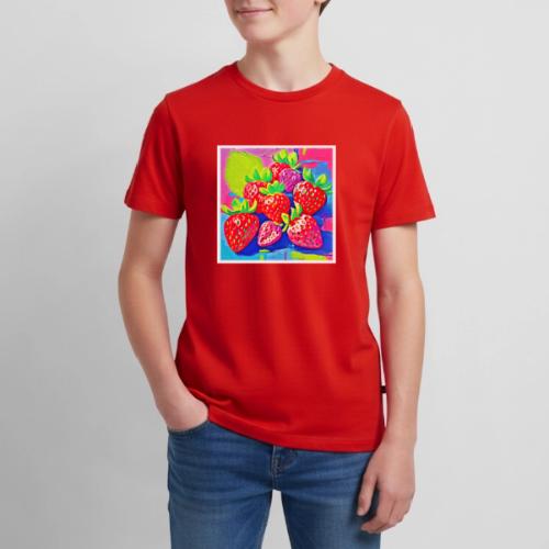 Pop Art Strawberries - Kids' Premium T-Shirt