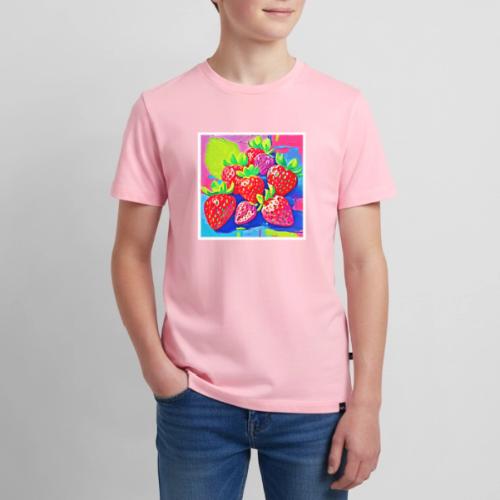 Pop Art Strawberries - Kids' Premium T-Shirt