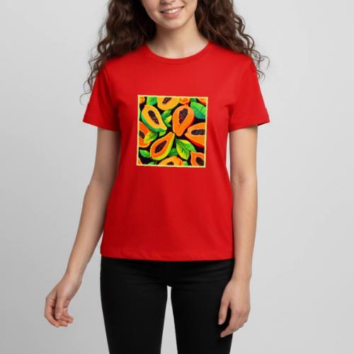 Tropical Papaya Paradise - Kids' Premium T-Shirt