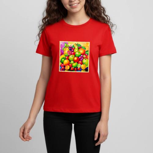 Vibrant Fruit Medley Art - Kids' Premium T-Shirt