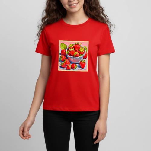 Fresh Strawberry Bowl - Kids' Premium T-Shirt
