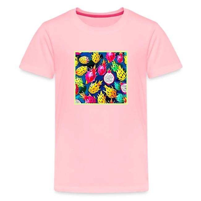 Dragon Fruit Pattern Art