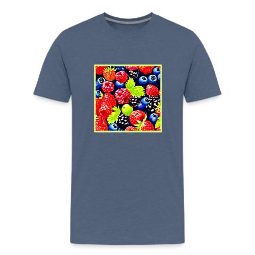 Colorful Berry Medley Design - Kids' Premium T-Shirt