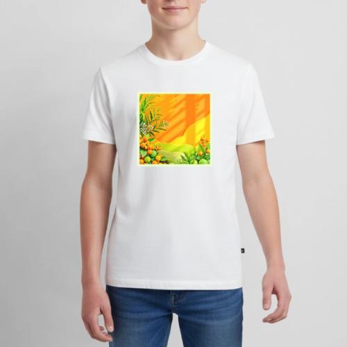 Citrus and Leaves Graphic - Kids' Premium T-Shirt