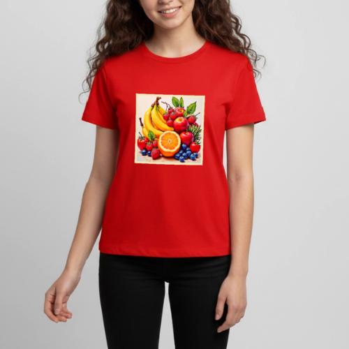Vibrant Fresh Fruit Delight Design - Kids' Premium T-Shirt
