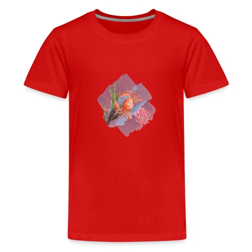 Under the Sea with Crab - Kids' Premium T-Shirt