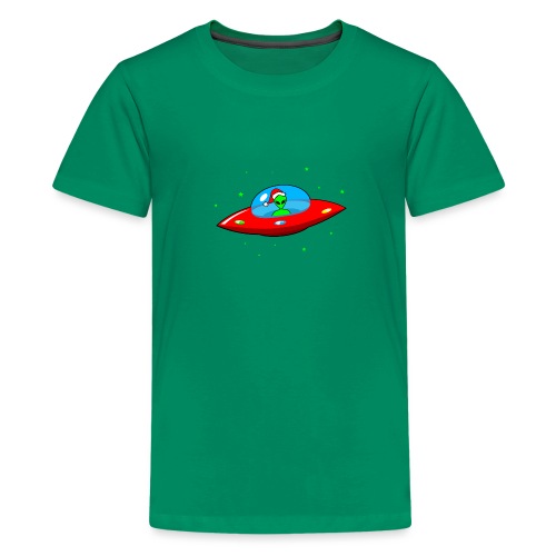 UFO Alien Santa Claus - Kids' Premium T-Shirt