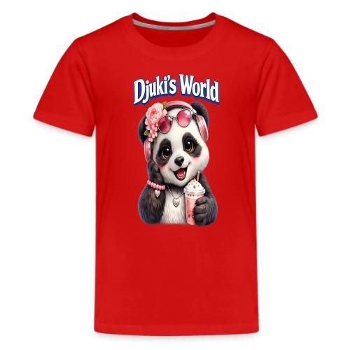 3D Panda – Ice Cream Edition - Kids' Premium T-Shirt