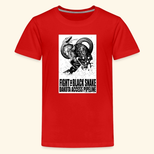 Fight the Black Snake NODAPL - Kids' Premium T-Shirt