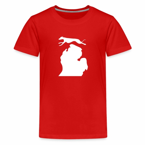 Greyhound Bark Michigan - Kids' Premium T-Shirt