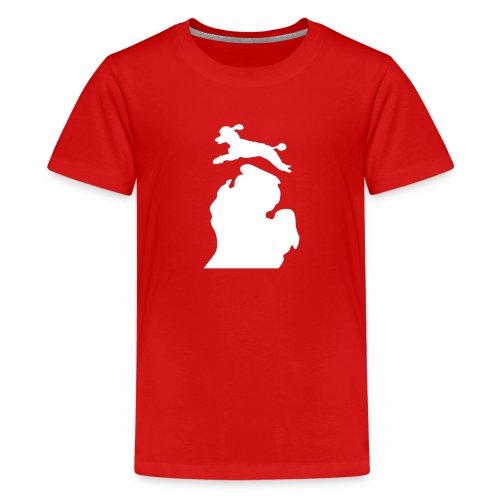Bark Michigan poodle - Kids' Premium T-Shirt