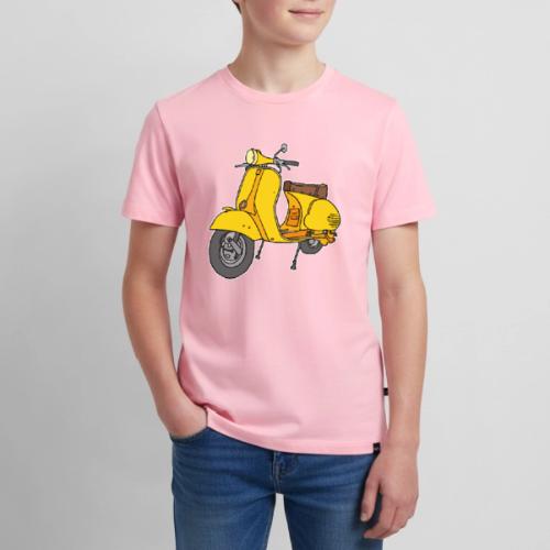 Yellow motor scooter - Kids' Premium T-Shirt