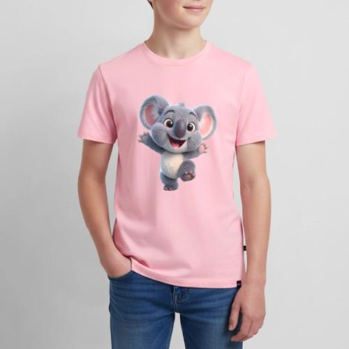 Joyful 3D Baby Koala with Arms Up - Kids' Premium T-Shirt