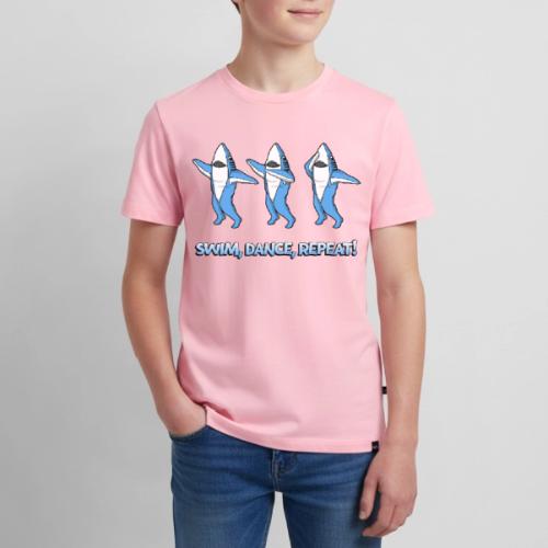 Dancing Sharks - Swim, Dance, Repeat - Kids' Premium T-Shirt