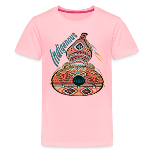 Indigenous Birdhouse FULL Front - Kids' Premium T-Shirt