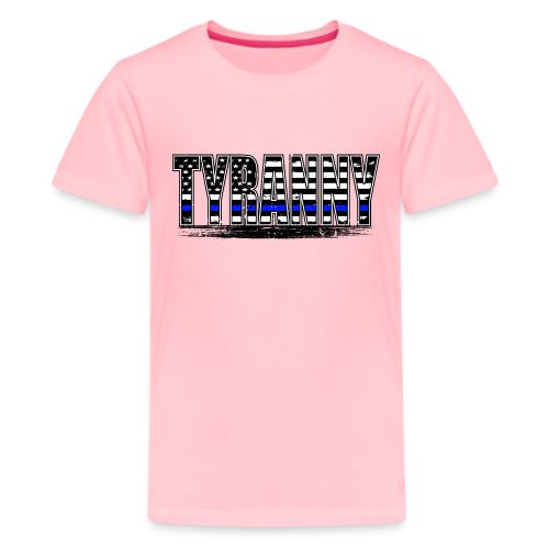 Tyranny underlined Black stroke - Kids' Premium T-Shirt