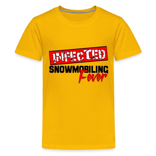 Infected Snowmobiling Fever - Kids' Premium T-Shirt