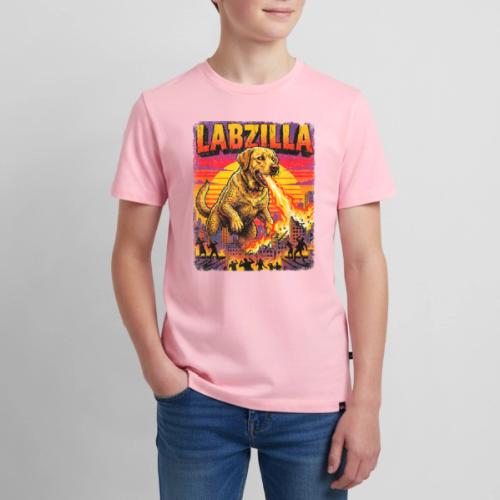 Labzilla Giant Yellow Labrador Monster Tee - Kids' Premium T-Shirt