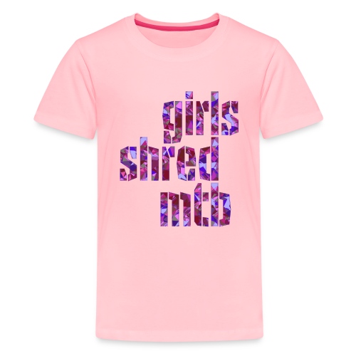 girls shred mtb - Kids' Premium T-Shirt