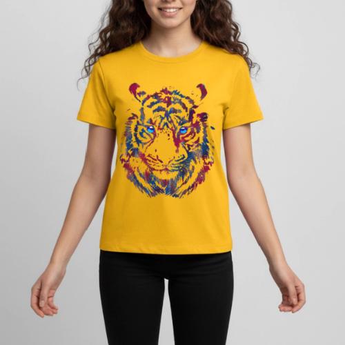 Tiger Head - Roaring Tiger - Tiger Face - Kids' Premium T-Shirt