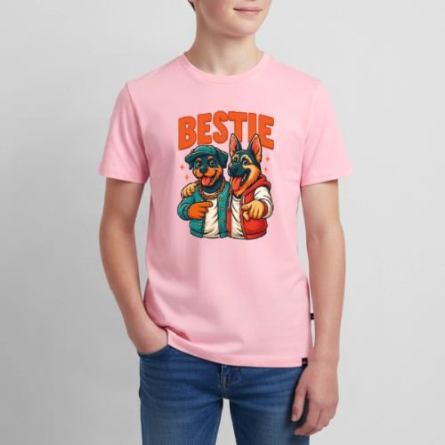 Hip Hop Dog Besties Shirt for Friends & Pet Lovers - Kids' Premium T-Shirt