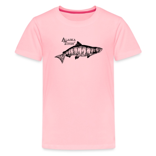 Alaska Tough Black Salmom - Kids' Premium T-Shirt