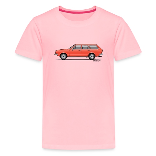 Passat B1 Signal Red - Kids' Premium T-Shirt