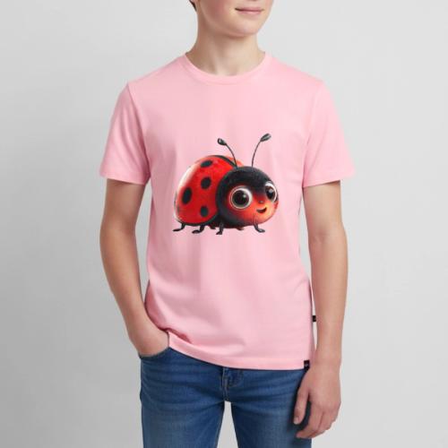Adorable Cartoon Ladybug with Big Eyes - Kids' Premium T-Shirt