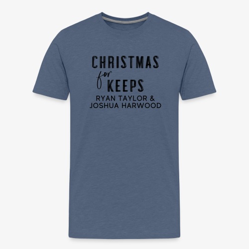 Christmas for Keeps Title Block - Black Font - Kids' Premium T-Shirt