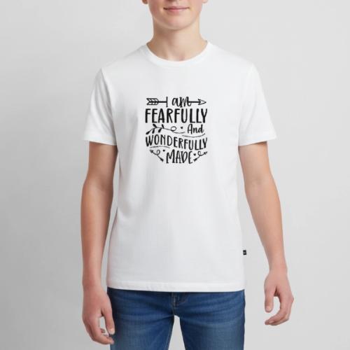 I Am Fearfully and Wonderfully Made Psalm - Kids' Premium T-Shirt