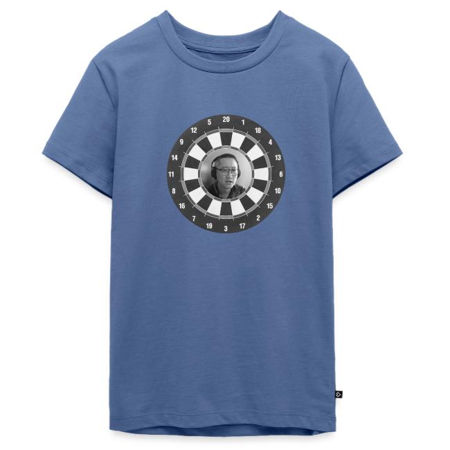 Producer Jay on Dartboard with Fusco Show back