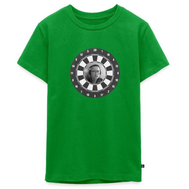 Producer Jay on Dartboard with Fusco Show back