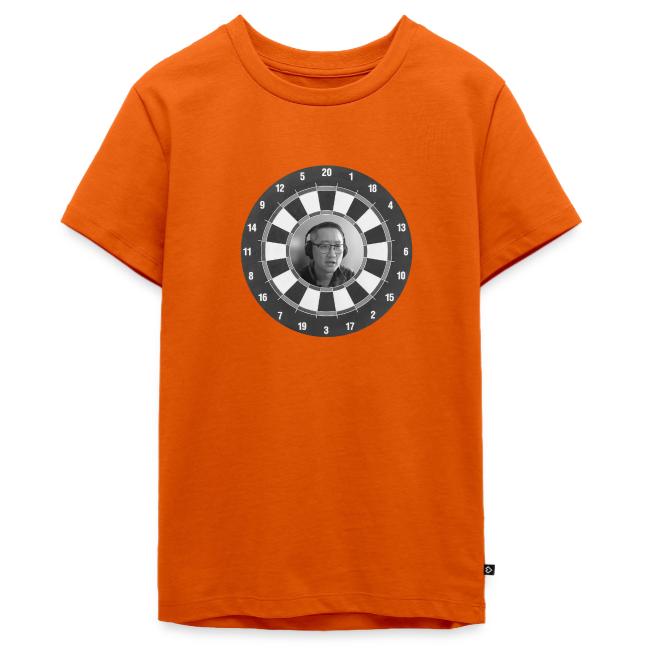 Producer Jay on Dartboard with Fusco Show back