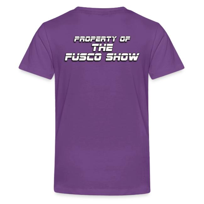 Producer Jay on Dartboard with Fusco Show back