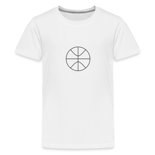 Basketball black and white - Kids' Premium T-Shirt