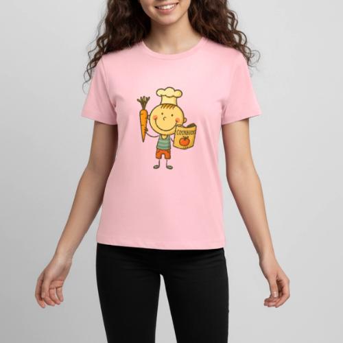Cartoon Chef Boy Kids Cooking Shirt - Kids' Premium T-Shirt